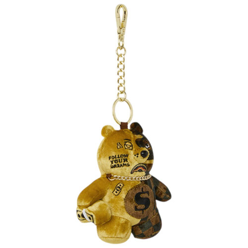 Sprayground Μπρελόκ Sip Gold Drip Bear Keychain
